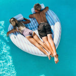 SunnyLife Luxe Lie-On Float - Stole My Heart Pink Stripe, Shop Sweet Lulu
