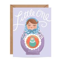 Nesting Doll Hidden Message New Baby/Pregnancy Card - Shop Sweet Lulu