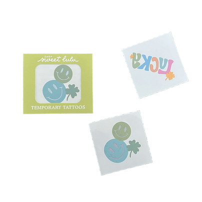 Happy Go Lucky Temporary Tattoos