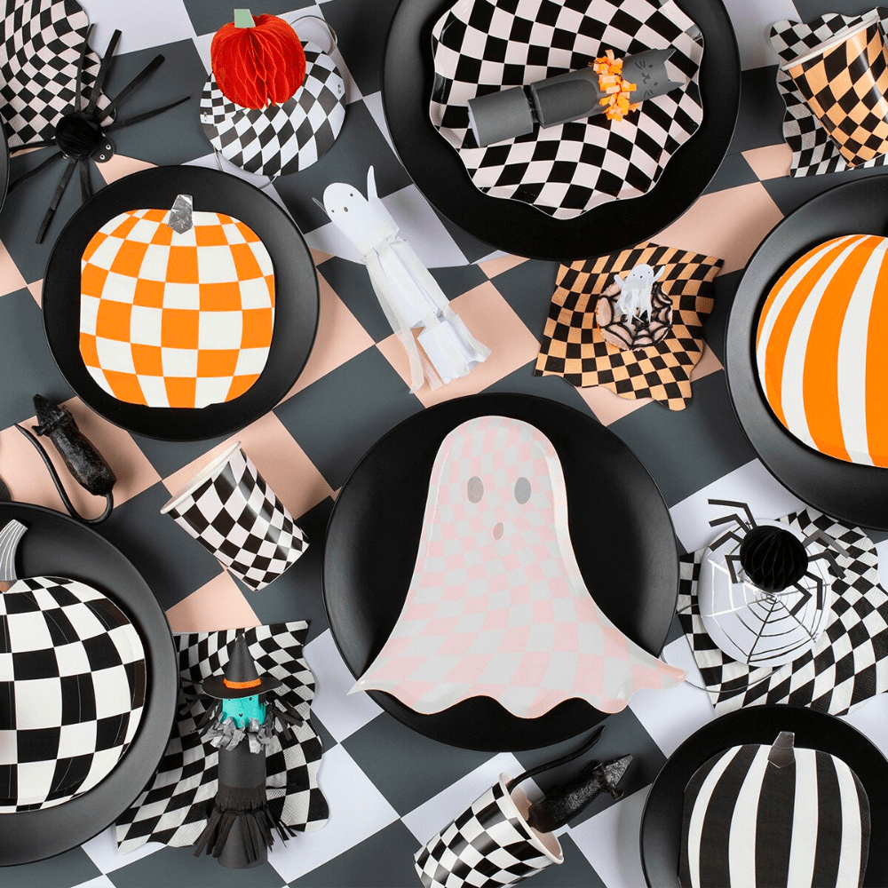 Meri Meri Mod Pattern Pumpkin Plates, Shop Sweet Lulu