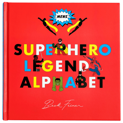 Men Superhero Legends Alphabet Book, Shop Sweet Lulu
