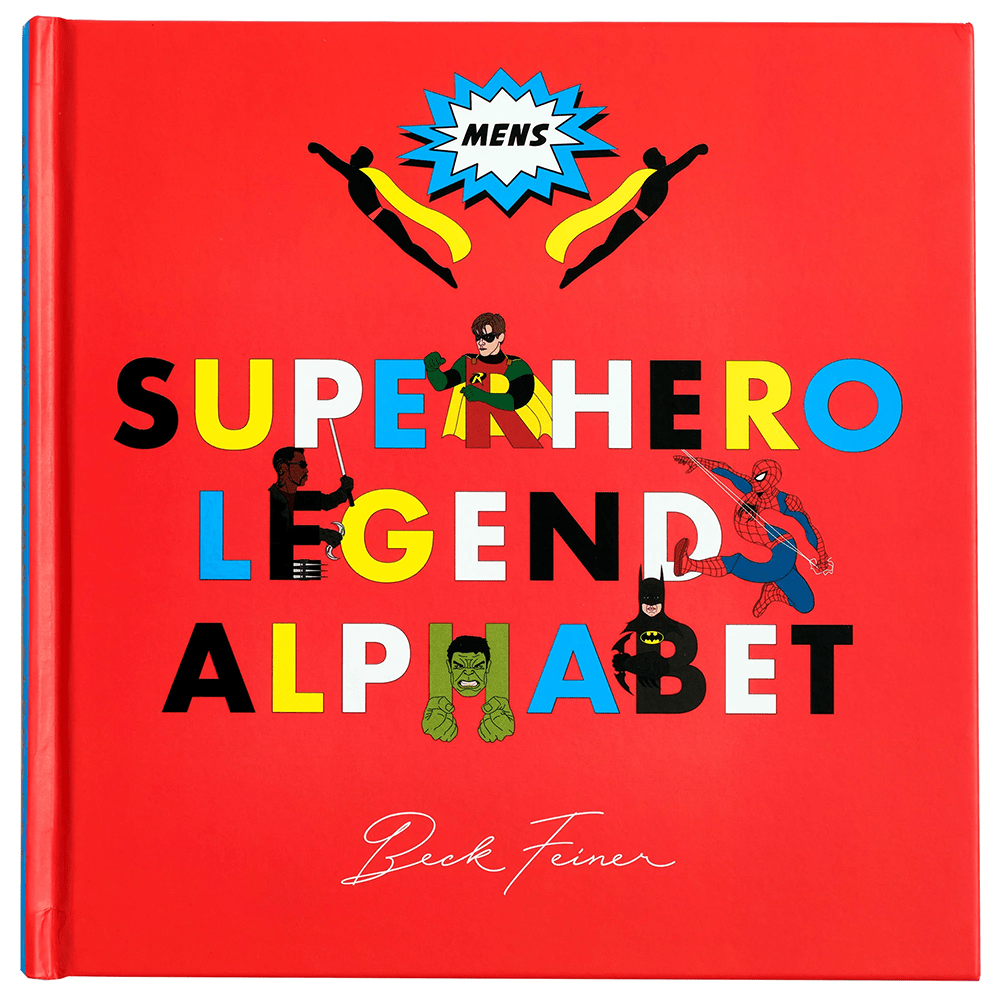 Men Superhero Legends Alphabet Book, Shop Sweet Lulu