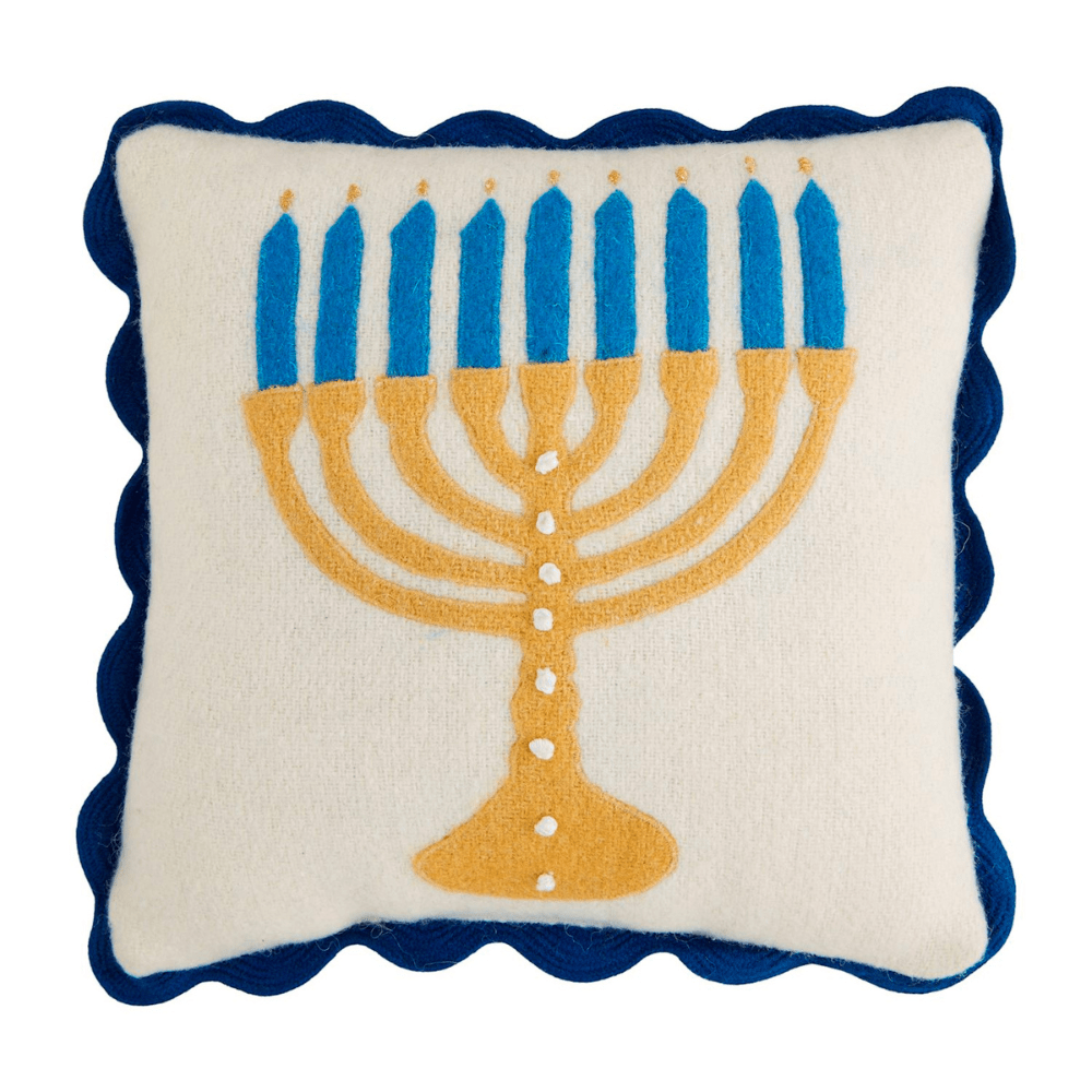 Menorah Mini Pillow, Shop Sweet Lulu