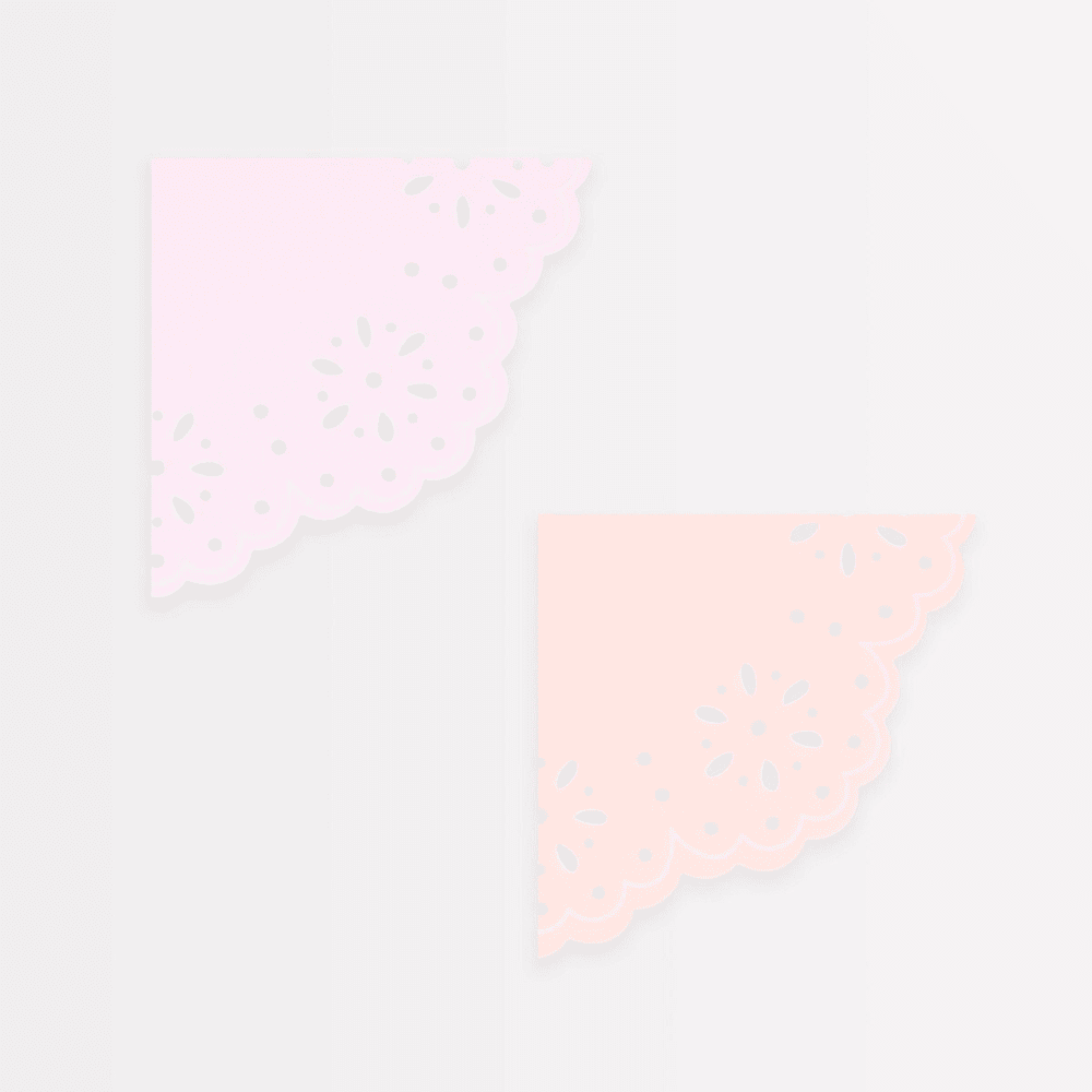 Meri Meri Broderie Anglaise Lace Multi Small Napkins, Shop Sweet Lulu