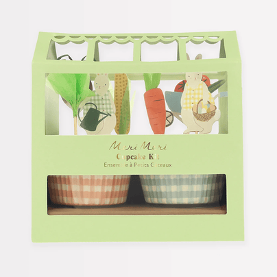 Meri Meri Bunny Greenhouse Cupcake Kit, Shop Sweet Lulu