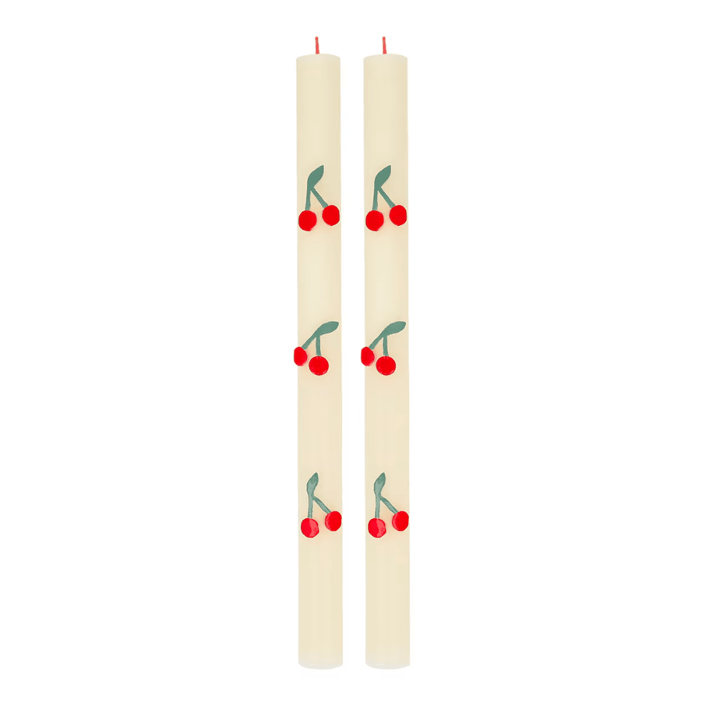 Meri Meri Cherry Table Candles, Shop Sweet Lulu
