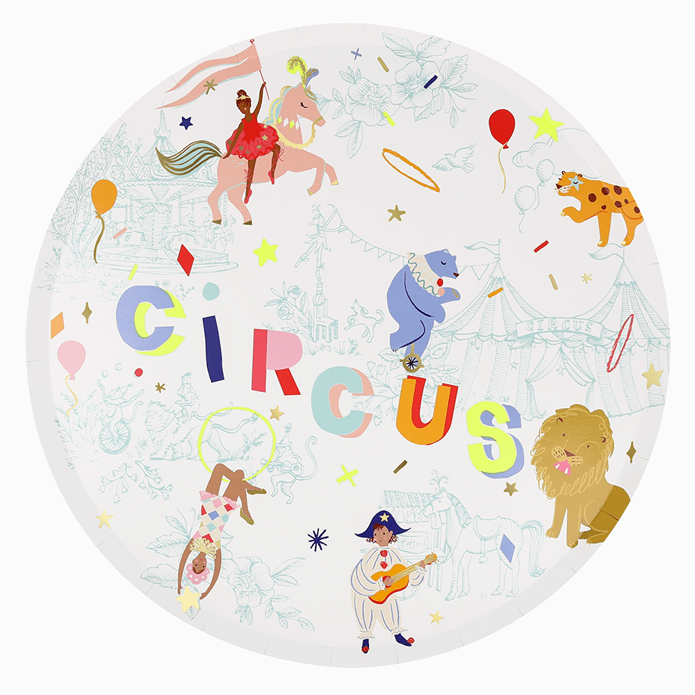 Meri Meri Circus Dinner Plates, Shop Sweet Lulu