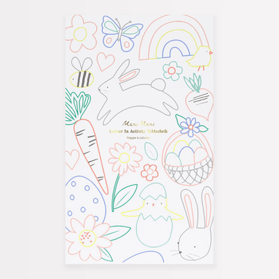 Meri Meri Easter Colour In Activity Tablecloth, Shop Sweet Lulu