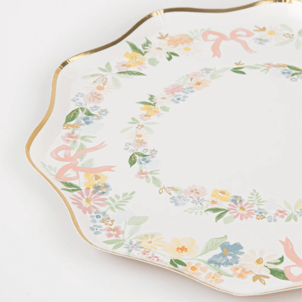 Meri Meri Elegant Floral Side Plates, Shop Sweet Lulu