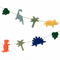 Meri Meri Felt Dinosaur Garland, Shop Sweet Lulu
