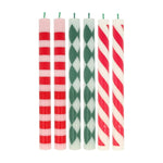 Meri Meri Festive Stripe Table Candles Set, Shop Sweet Lulu