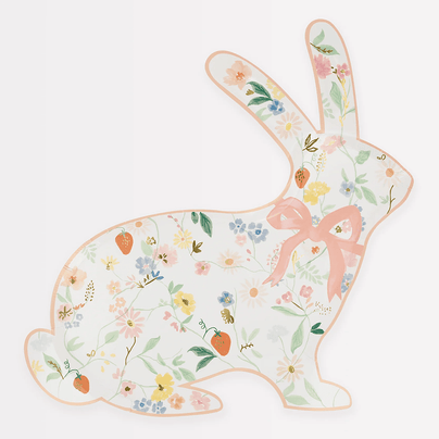 Meri Meri Floral Bunny Shaped Plates, Shop Sweet Lulu