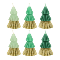 Meri Meri Green Mini Tree Candles, Shop Sweet Lulu