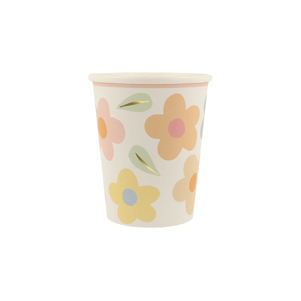 Meri Meri Happy Flowers Cups, Shop Sweet Lulu