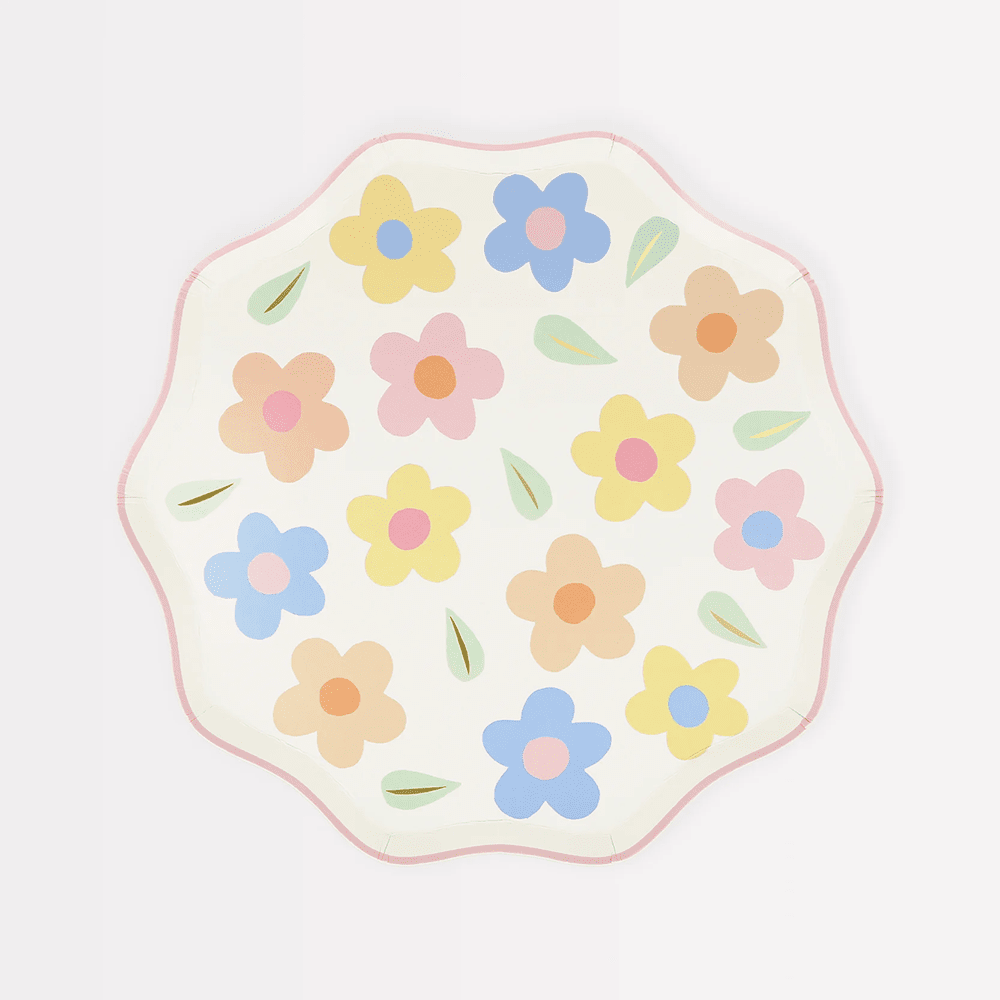 Meri Meri Happy Flowers Side Plates, Shop Sweet Lulu