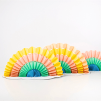 Meri Meri Honeycomb Rainbow Decorations, Shop Sweet Lulu