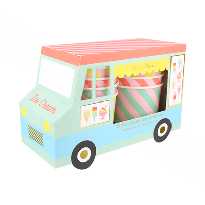 Meri Meri Ice Cream Cups & Spoons