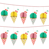 Meri Meri Ice Cream Honeycomb Garland, Shop Sweet Lulu