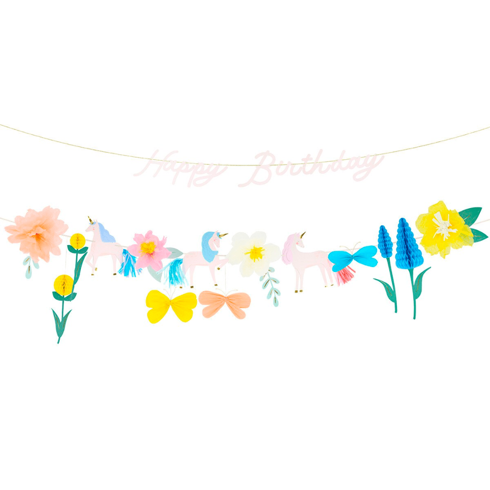 Meri Meri Meadow Unicorns Garland, Shop Sweet Lulu