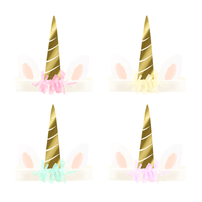 Meri Meri Meadow Unicorns Horn Headbands, Shop Sweet Lulu