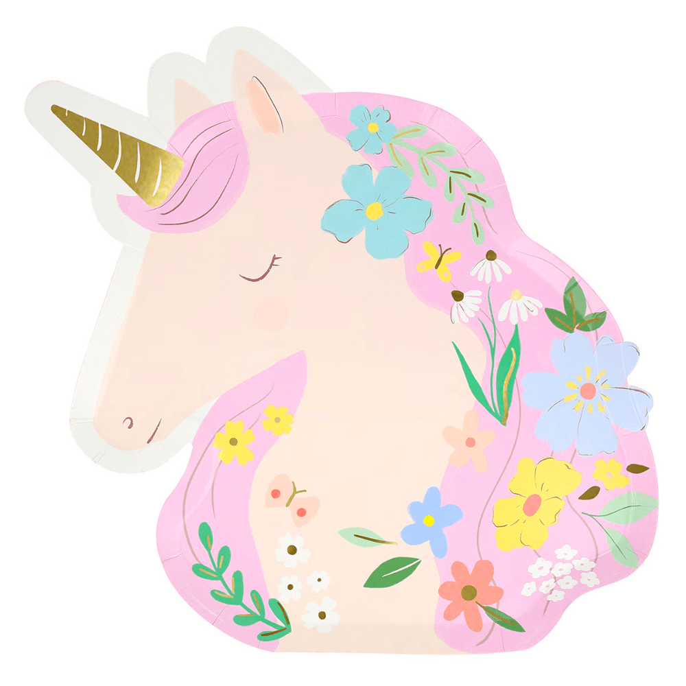 Meri Meri Meadow Unicorns Shaped Plates, Shop Sweet Lulu