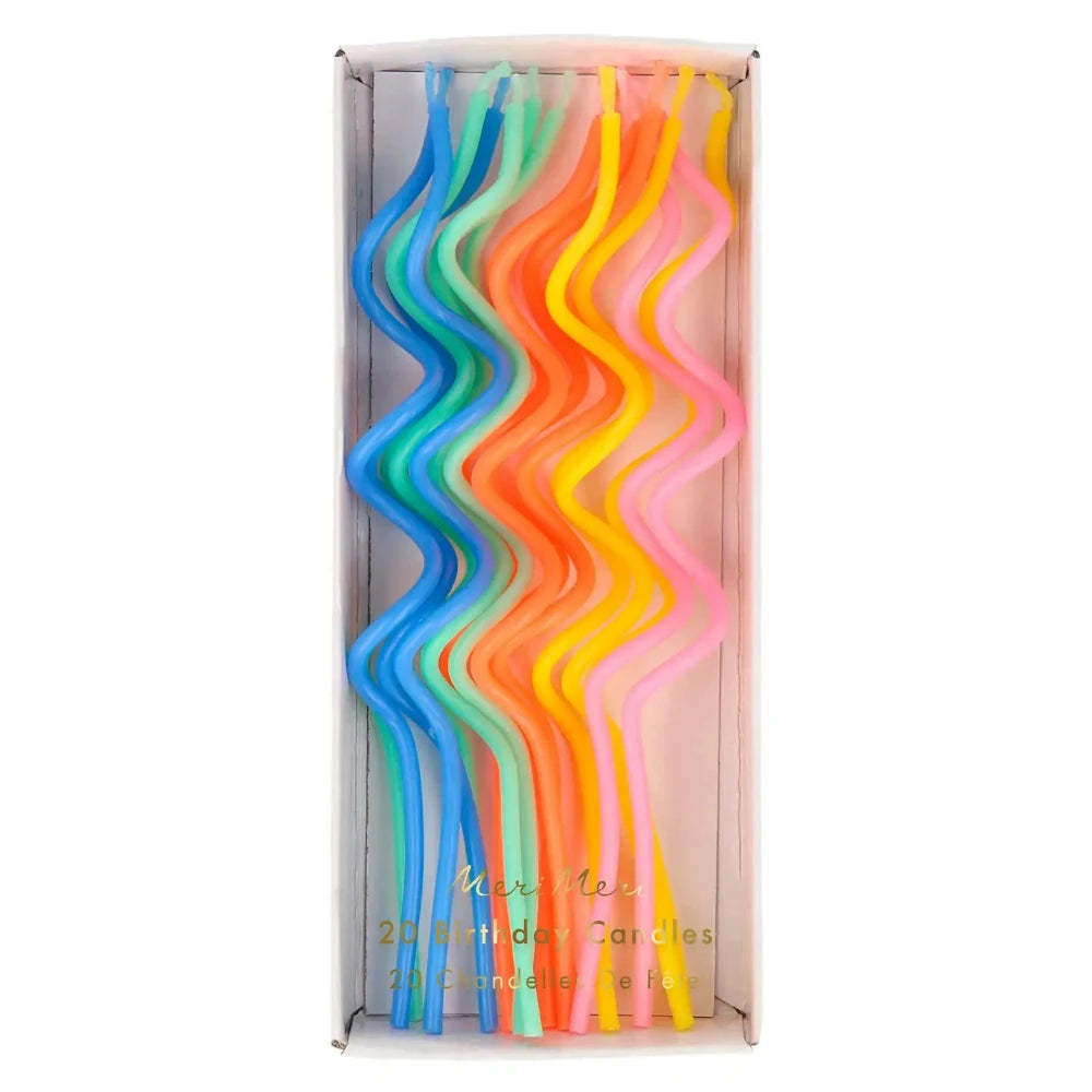 Meri Meri Mixed Swirly Candles, Shop Sweet Lulu