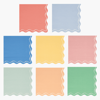 Meri Meri Mixed Wavy Line Large Napkins, Shop Sweet Lulu