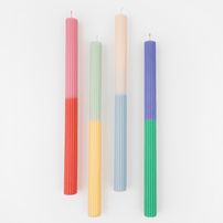 Meri Meri Multi Block Colour Table Candles, Shop Sweet Lulu