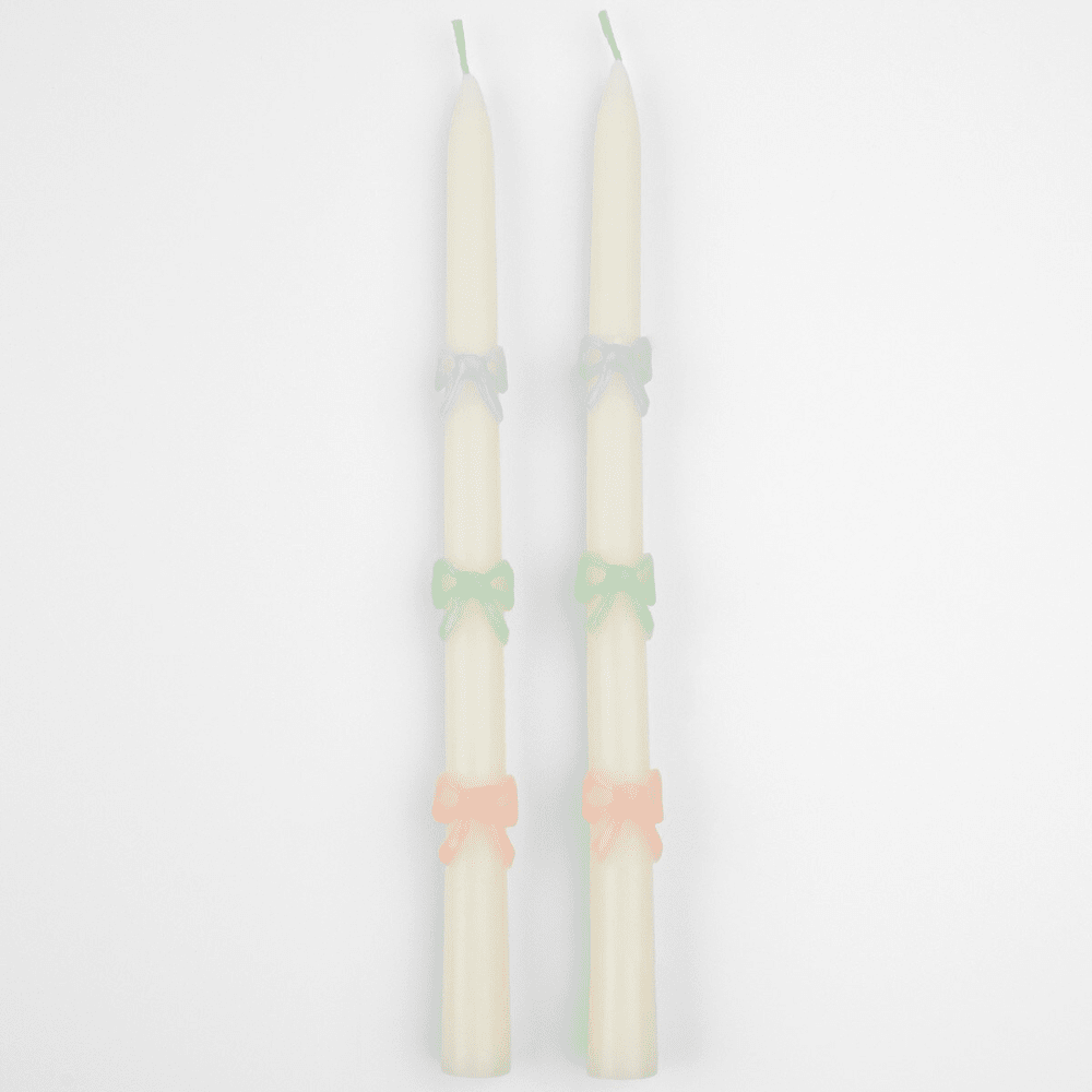 Meri Meri Multi Bow Taper Candles, Shop Sweet Lulu