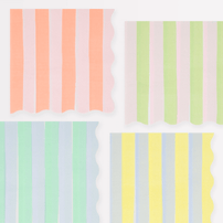 Meri Meri Pastel Stripe Large Napkins, Shop Sweet Lulu