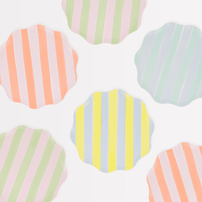 Meri Meri Pastel Stripe Side Plates, Shop Sweet Lulu