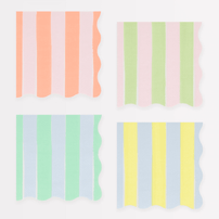 Meri Meri Pastel Stripe Small Napkins, Shop Sweet Lulu