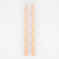 Meri Meri Pink Daisy Taper Candles, Shop Sweet Lulu
