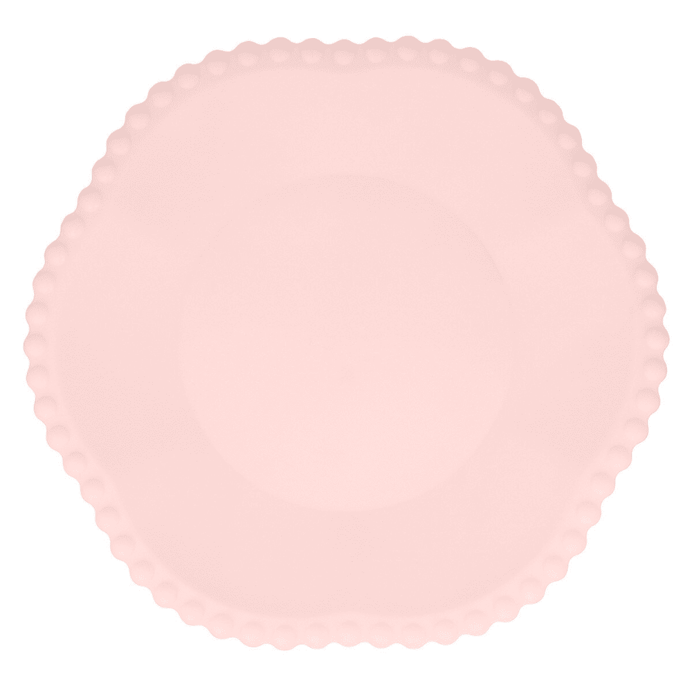 Meri Meri Pink Dot Edged Flower Compostable Dinner Plates, Shop Sweet Lulu
