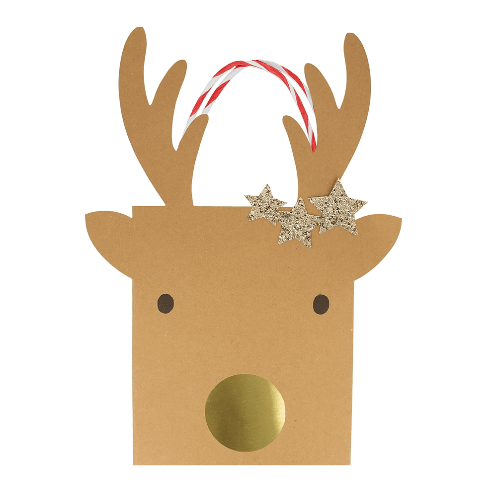 Meri Meri Reindeer w/ Stars Gift Bags - Medium, Shop Sweet Lulu