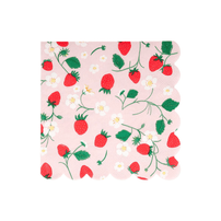 Meri Meri Strawberry Pattern Large Napkins, Shop Sweet Lulu