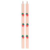 Meri Meri Strawberry Table Candles, Shop Sweet Lulu