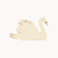 Meri Meri Swan Shaped Napkins, Shop Sweet Lulu