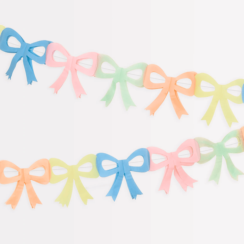 Meri Meri Tissue Paper Bow Garland, Shop Sweet Lulu