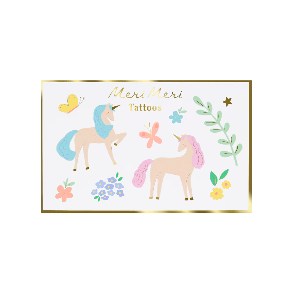 Meri Meri Unicorn Temporary Tattoos, Shop Sweet Lulu