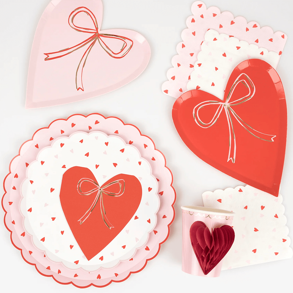 Meri Meri Heart Pattern Dinner Plates Shop Sweet Lulu