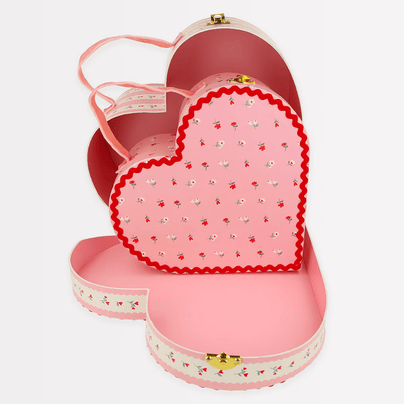 Meri Meri Vintage Rose Heart Suitcases, Shop Sweet Lulu