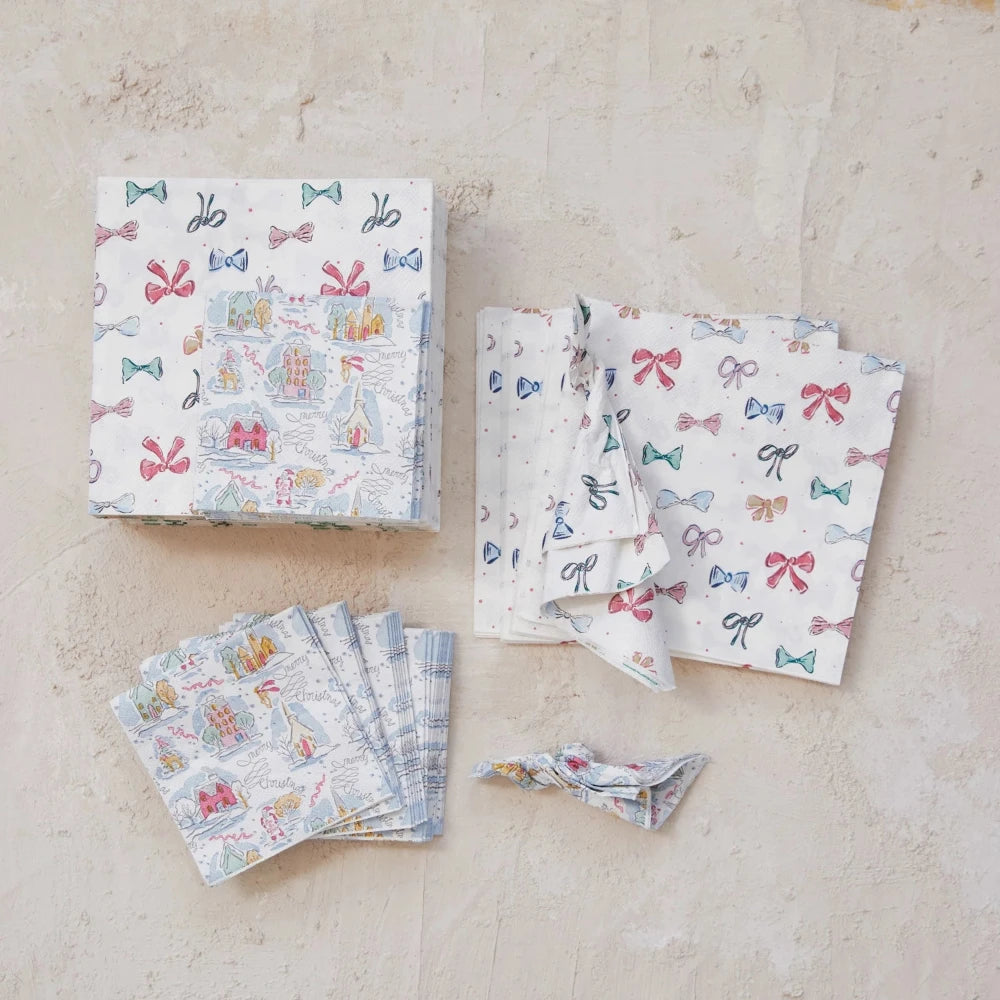 Merry Bow Pattern Napkins, Shop Sweet Lulu