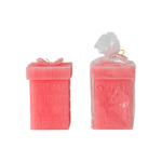 "Merry Bright" Gift Box Shaped Candle, Pink, Shop Sweet Lulu