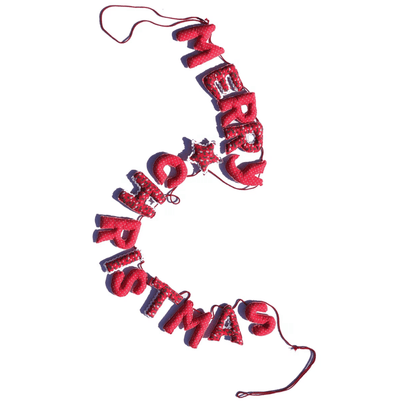 "Merry Christmas" Garland - Calico, Shop Sweet Lulu