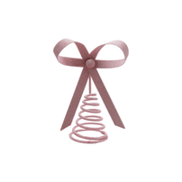 Metal Bow Tree Topper, Pink Glitter, Shop Sweet Lulu