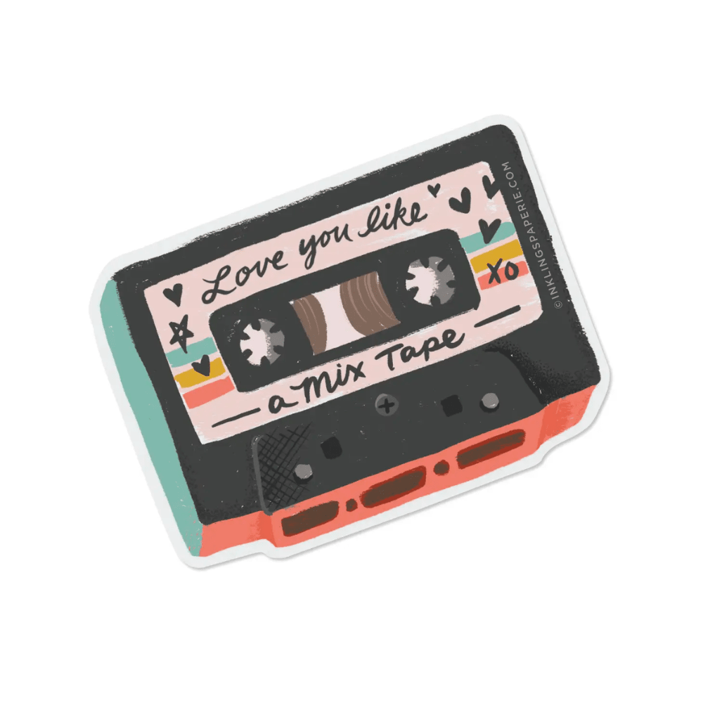 Mixtape Vinyl Sticker - Shop Sweet Lulu
