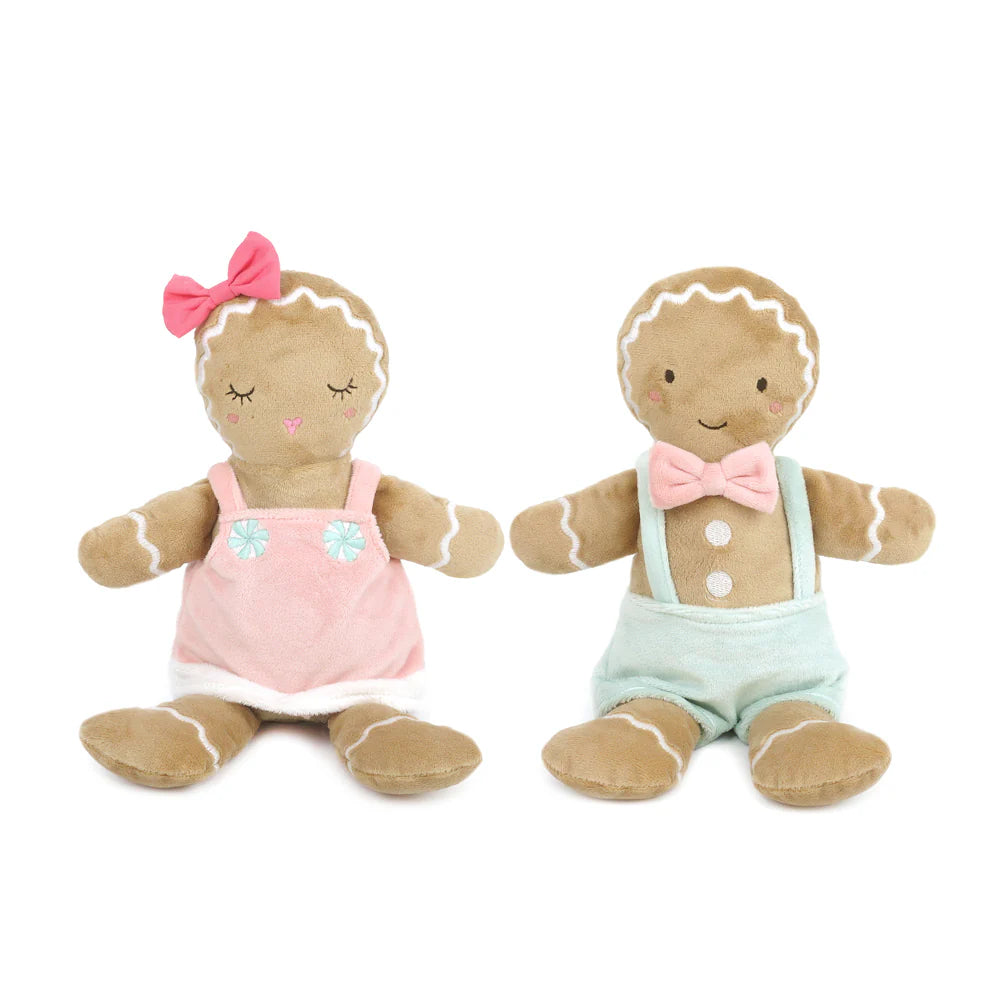 Mon Ami Pastel Gingerbread Couple Plush Toys, Shop Sweet Lulu