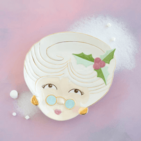 Mrs. Papa Noel Cookie Platter - Cream, Shop Sweet Lulu
