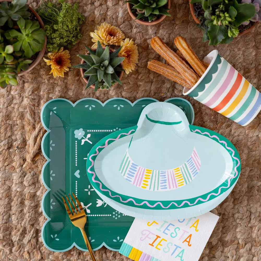 My Mind's Eye Fiesta Papel Plate Set, Shop Sweet Lulu
